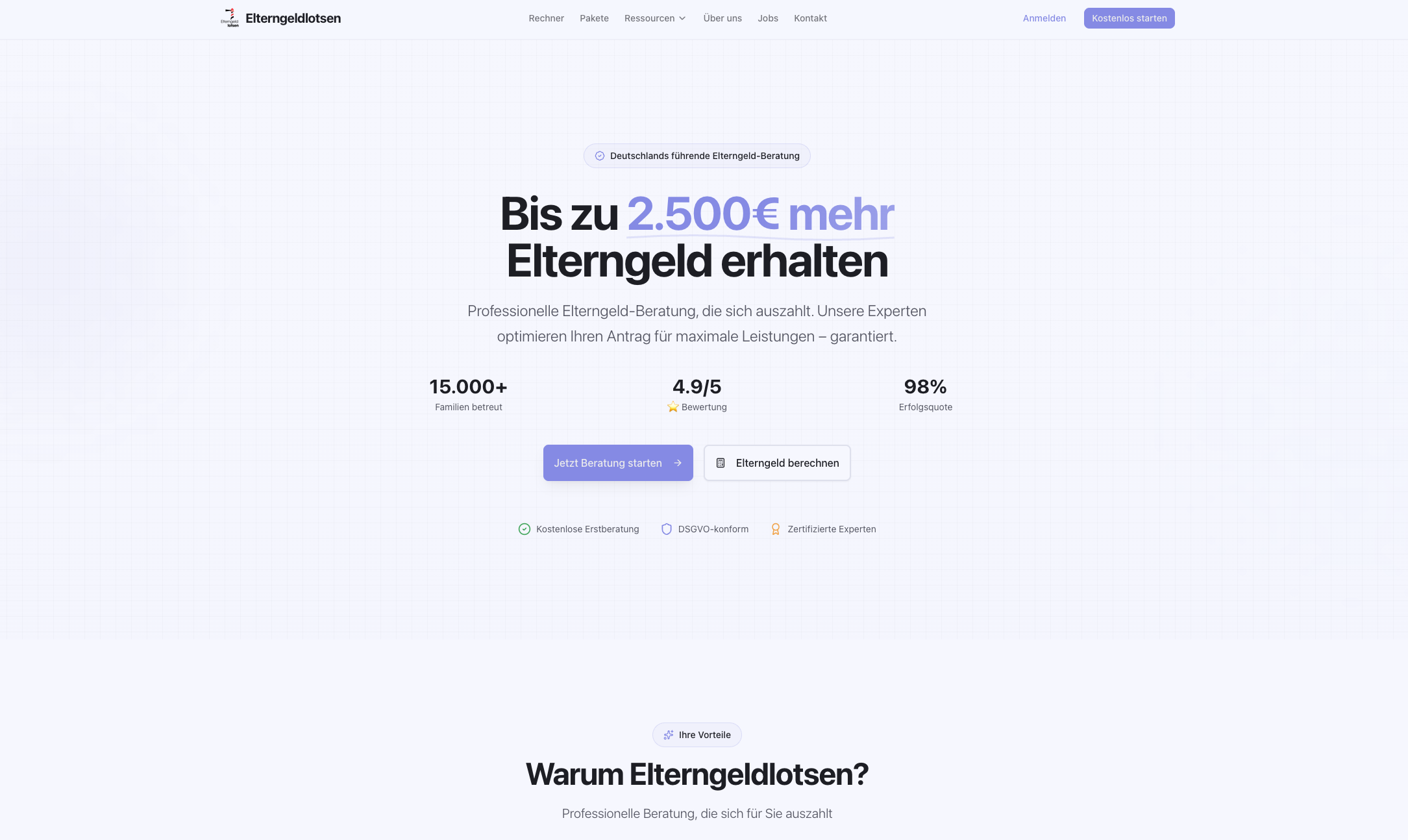 SaaS-Elterngeldberatung